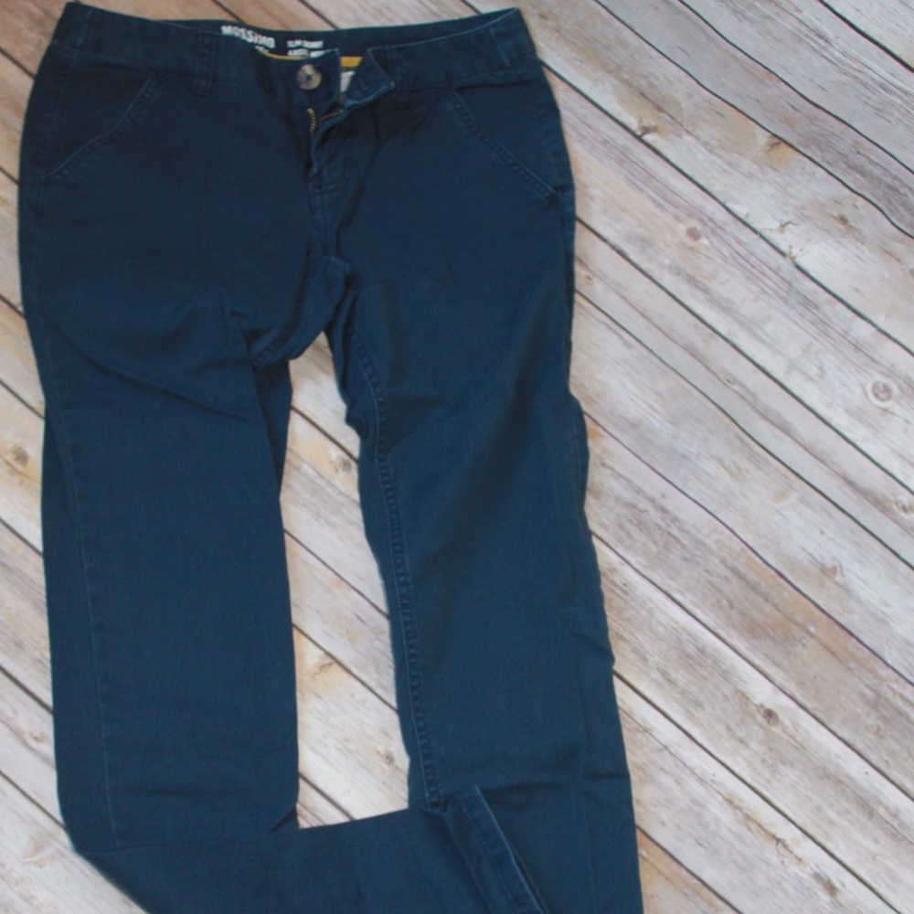 NWOT Mossimo Slim Skinny Navy Pant
